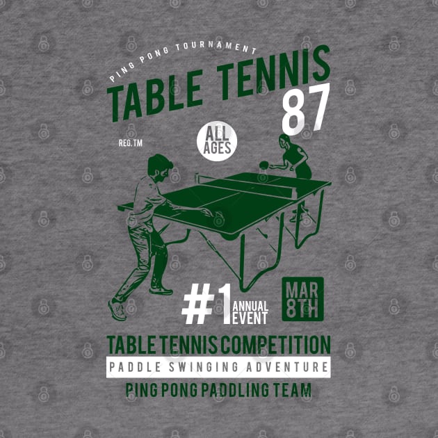 Table Tennis Competition by JakeRhodes